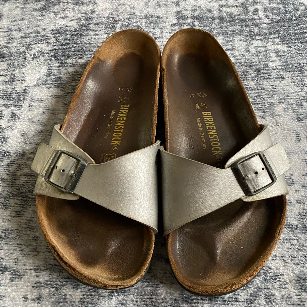 Birkenstock Women’s Silver Sandals